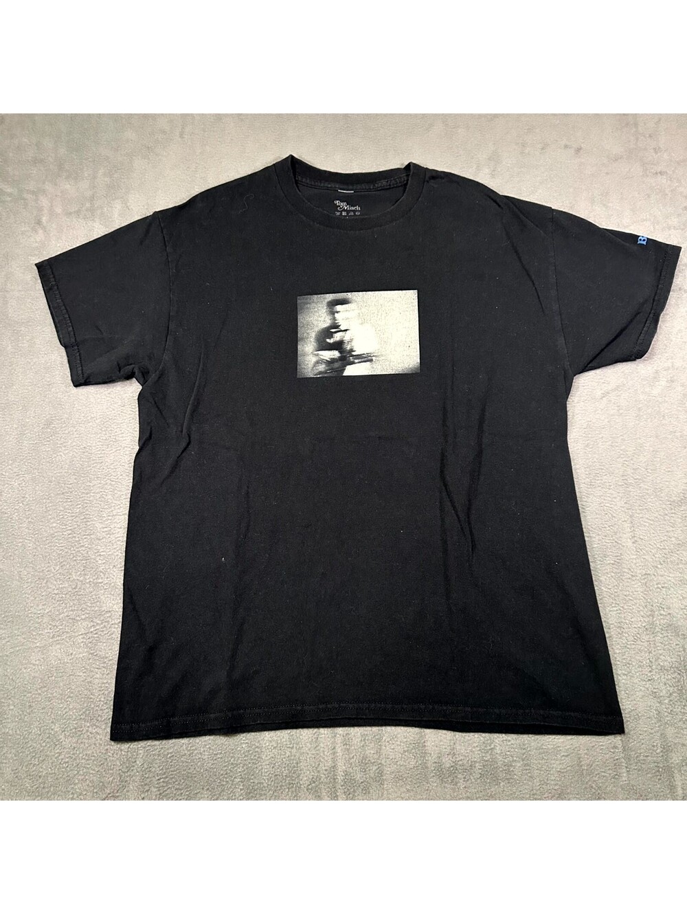 Tom Misch T-Shirt Black Mens Large Short Sleeve Photo Graphic NA Music Tour 2022